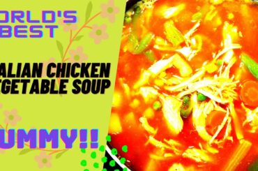 World's Best Italian vegetable soup | Delicious and Very Nutritious