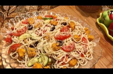 Italian paste salad || how to make Italian pasta salad