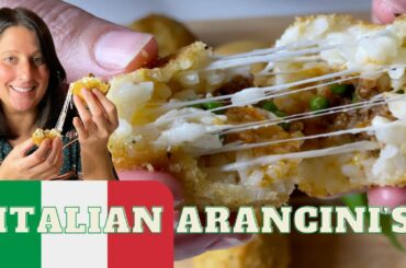 HOW TO MAKE ITALIAN ARANCINI'S (RICE BALLS) WITH A WHITE WINE RISOTTO