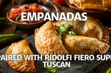 Argentinian favourite Empanadas pared with Ridolfi Fiero Super Tuscan