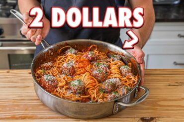 2 Dollar Spaghetti and Meatballs | But Cheaper