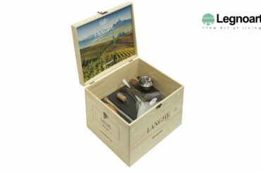 LANGHE - Set Complete with Decanter In Lead Free Blown Crystal