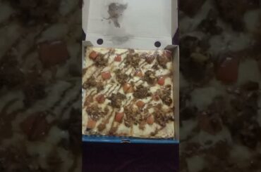 Indian Non Veg Pizza Combo from Italian Bob Chennai|Square Shape Pizza in Chennai#shorts#pizza#foods