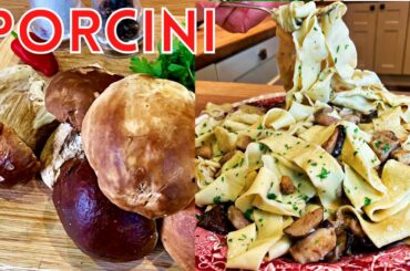 Pappardelle ai Porcini - Fresh Porcini Mushroom Pasta like an Italian