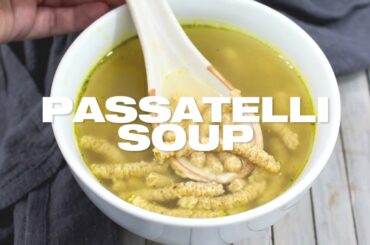 Italian Passatelli Soup Recipe