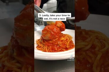 Things To Know When You’re Eating Italian Food #Shorts