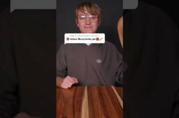 Italian Bruschetta with colorful tomatoes #shorts #italian