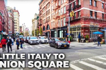 Walking NYC : Little Italy to Union Square via Mulberry Street & Broadway (November 4, 2021)