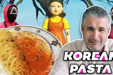 Italian Chef Reacts to KOREAN PASTA that Squid Game Refused to Serve