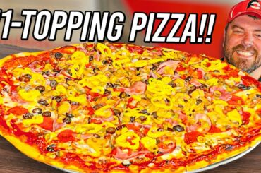 Super Deluxe 20" Italian Pizza Challenge w/ 11 Toppings!!