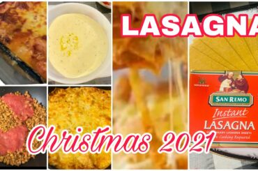 How to make LASAGNA/lasagna recipe in tamil/Christmas Special Recipe2021/italian meat Sauce