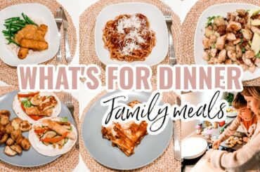 WHAT'S FOR DINNER | WHAT WE EAT IN A WEEK FAMILY UK | EASY WEEK NIGHT DINNERS | EASY FALL MEAL IDEAS