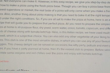 Make pizza at home || Italian Food || Pizza hut