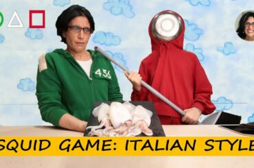 SQUID GAME | 5 SQUID ITALIAN RECIPES CHALLENGE