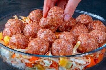 Prepare a DINNER like in the big RESTAURANTS using MINCED MEAT and VEGETABLES