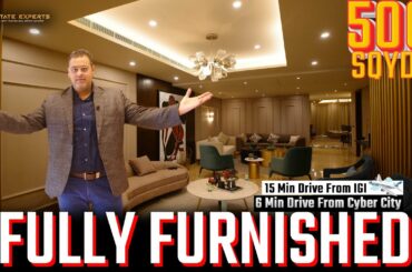 4bhk 500 Sq yards||super luxurious||fully furnished builder floor in gurgaon||gurugram||Dlf 1|| Dlf4