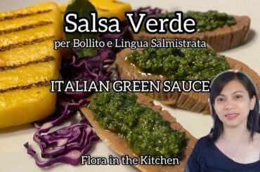 Authentic Italian Salsa Verde (Green Sauce) for Lingua Bollita, Salmistrata, Bollito Misto