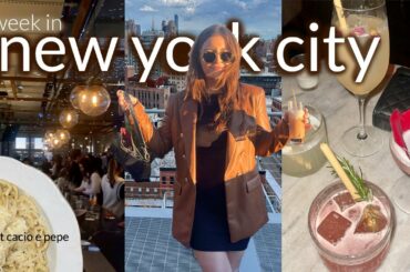 NEW YORK CITY VLOG 2021 | best Italian food, rooftop bars, trendy speakeasy