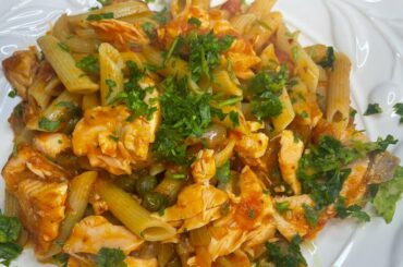 Salmon pasta | a must try !! #sodelicious #recipe #salmon #seafood #pasta #italianfood