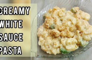 Creamy White Sauce Pasta Recipe || #whitesaucepasta #pastarecipe #recipes #cooking #italian #foodie