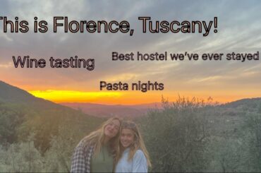FLORENCE, ITALY || DAY TRIP TO CINQUE TERRE || OUR FAVOURITE HOSTEL YET + tips on the city! (VLOG)