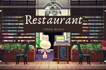 Happy Home Paradise Restaurant Facility Speed Build  |  ACNH 2.0 Interior Design