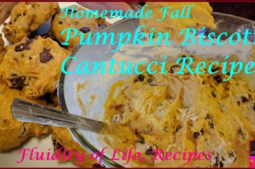 Biscotti Cantucci Recipe Fall Pumpkin Homemade Baking Italian Biscuits