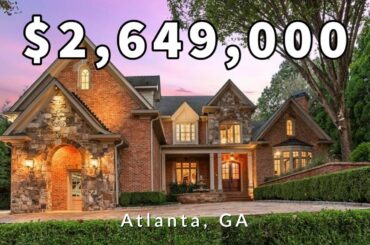 Tour An All Brick Beautiful Manor Located in Atlanta, Georgia