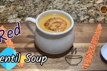 Red Lentil Soup | One Pot Soup Recipe | Italian Red Lentil soup