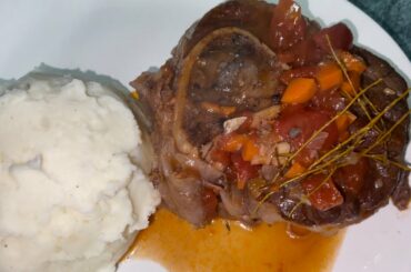 Osso Buco recipe with dry red wine, #Italian dish,#husband’s favorite italian dish,