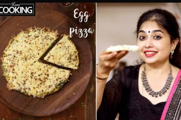 Egg Pizza | Breakfast Recipes | Indian Street Food | Anda Wala Pizza | Egg Recipes | Omelette Recipe
