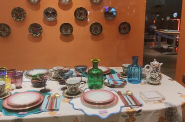 Expensive and luxurious dining utensils..made in Italy