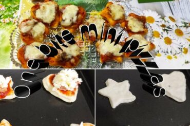 One bite mini delicious pizzas for kids and guests || recipe by My Life Vlogs Italy