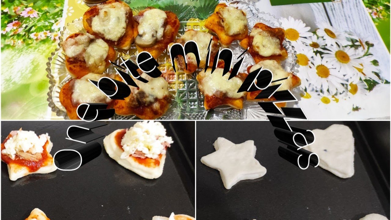 One bite mini delicious pizzas for kids and guests || recipe by My Life Vlogs Italy One bite mini delicious pizzas for kids and guests || recipe by My Life Vlogs Italy