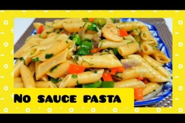 NO SAUCE PASTA || LEAH BLANCA COOKING VLOG