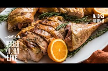 Spatchcocked Turkey with Dennis the Prescott  | Traeger Grills