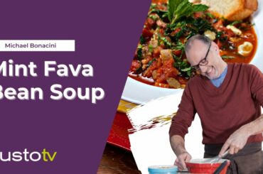 Mint Fava Bean Soup | Bonacini's Italy