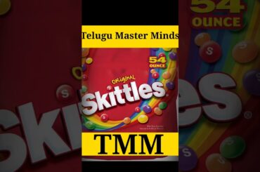 How skittles outer shell is made| Italy free red wine fountain in telugu|| #youtube shorts#TMM