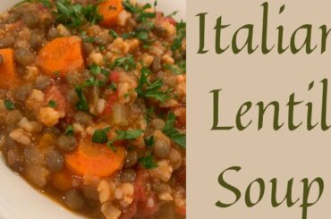 Italian Lentil Soup Recipe #shorts
