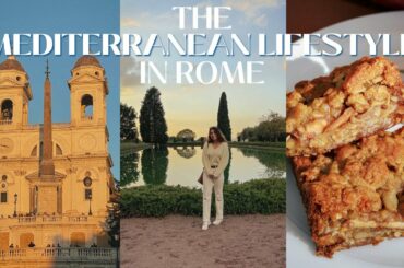 WEEKLY VLOG IN ROME | Fall Baking (Mediterranean Diet Recipe) | Living the Italian Lifestyle