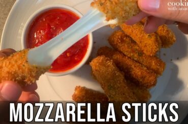 Deep Fried Mozzarella Sticks w/ Panko | Easy No-Cook Pizza Sauce Recipe #gamedayappetizersiangood