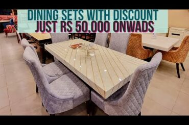 DINING SETS AT FROM A DESIGNER STUDIO | M STUDIO GURUGRAM | DISCOUNTED DINING SETS
