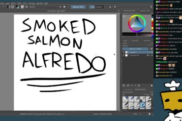 Cooking Stream! Smoked Salmon Alfredo, Italian Love Cake, and Dog Treats