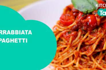 Arrabiata Spaghetti Recipe | Italian Recipe | Quick & Easy Recipe | Homamade Recipe | Kitchen Tak