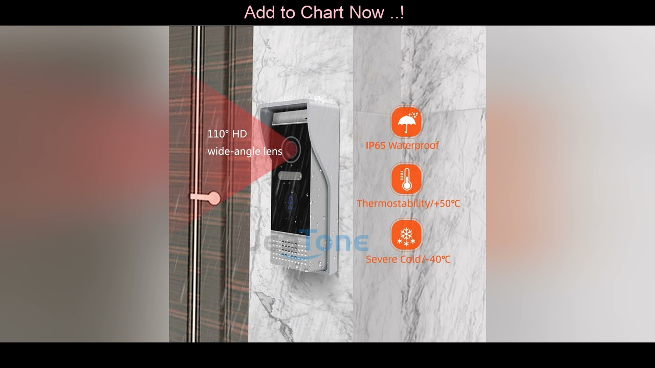 Jeatone Tuya smart phone7 ‘’ WIFI wireless video intercoms for home indoor Monitor Motion Detection Jeatone Tuya smart phone7 ‘’ WIFI wireless video intercoms for home indoor Monitor Motion Detection