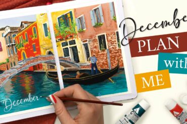 DECEMBER 2021 PLAN WITH ME - Italy Bullet Journal Setup