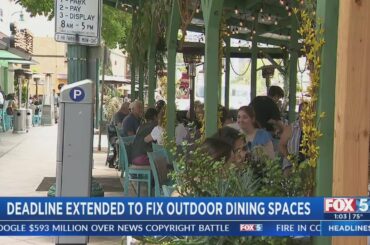 Deadline Extended To Fix Outdoor Dining Spaces In City
