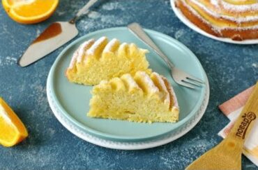 Italian orange pie. Quick recipe