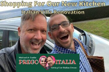 Scalea, Italy - Shopping For New Kitchen For Villa Renovation & Coffee Time Chat Episode 12