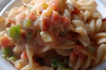 white sauce pasta ||Esy Style White sauce Pasta || Ghr pe kese Banaye ||Italian recipe